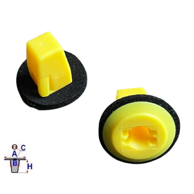 NISSAN PRZELOTKA GNIAZDO SPINKA ZAPINKA KOŁEK MOCOWANIE 01281-00601